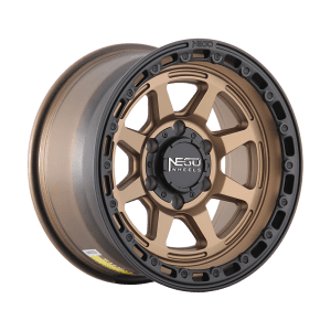 Alloy wheel NEGU08-18×8.5 ET12 (6×139.7) CB110 – Bronze+black lip